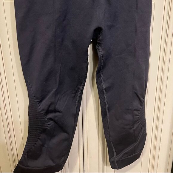 Lululemon Wunder Under Crop Hi-Rise Legging Black 4 - Picture 5 of 8